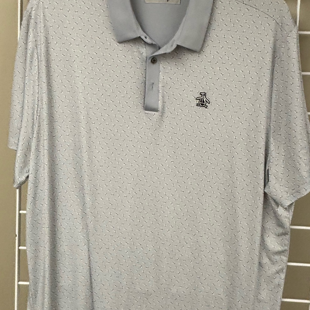 Embroidered Classic Penguin Polo Shirt Size Xxl. Short Sleeve.92/8 Poly/Spandex